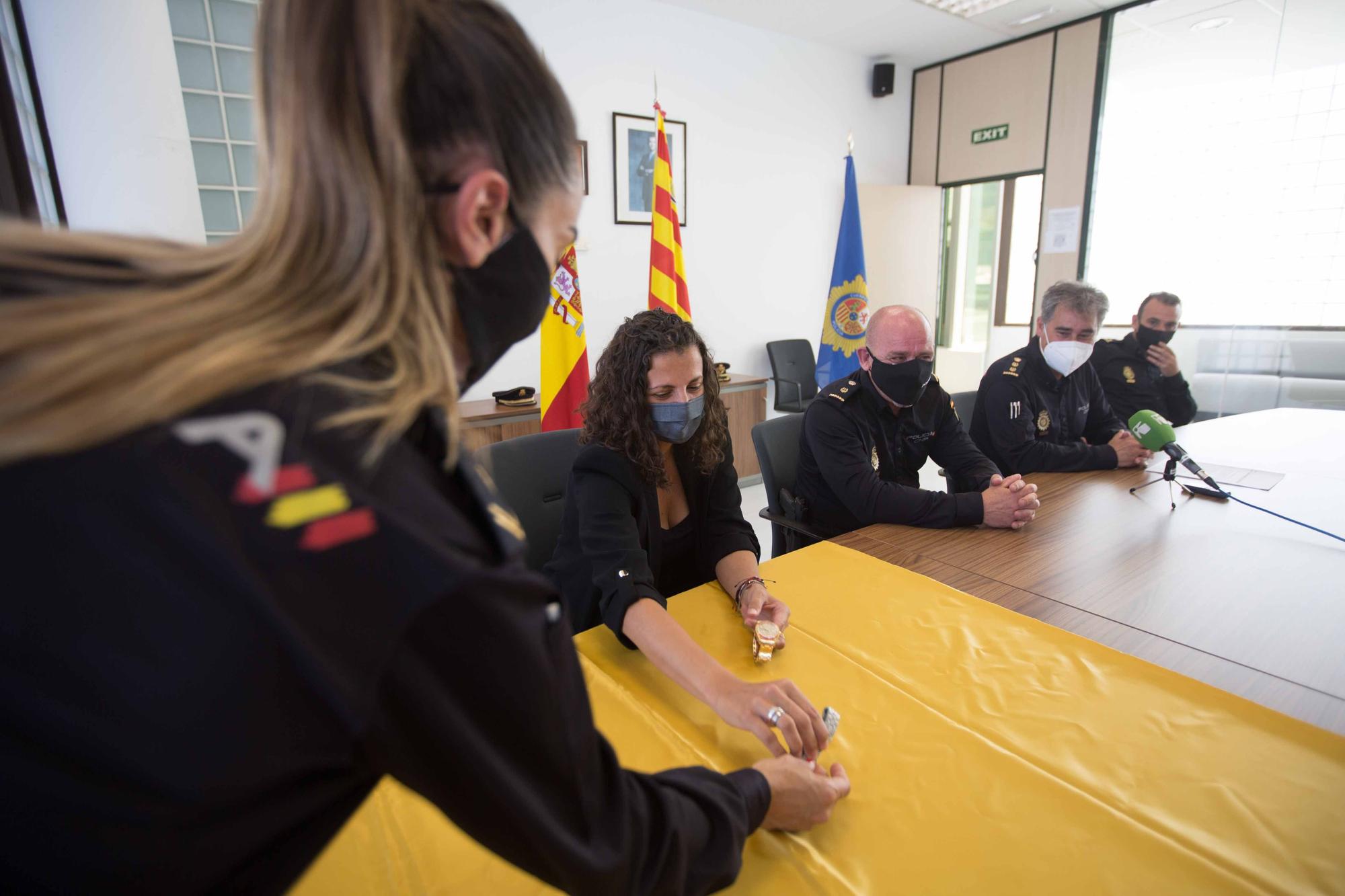 La banda que robó los dos relojes de lujo en Ibiza es una de las más activas del Levante