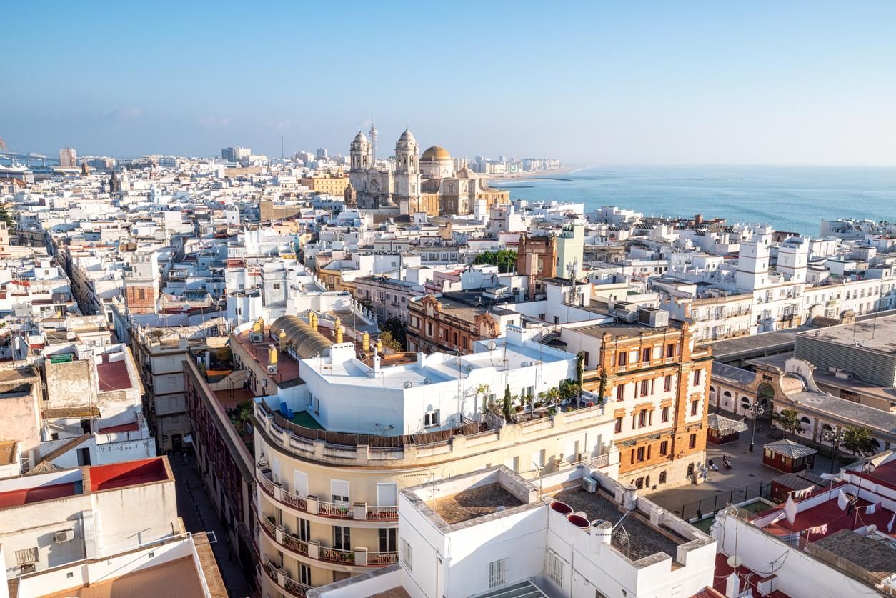 Vistas de Cádiz desde la Torre Tavira
