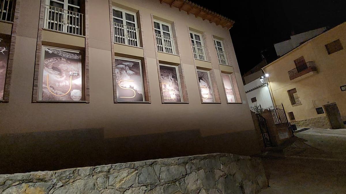 El museo de Gaibiel ya luce su nueva iluminación.