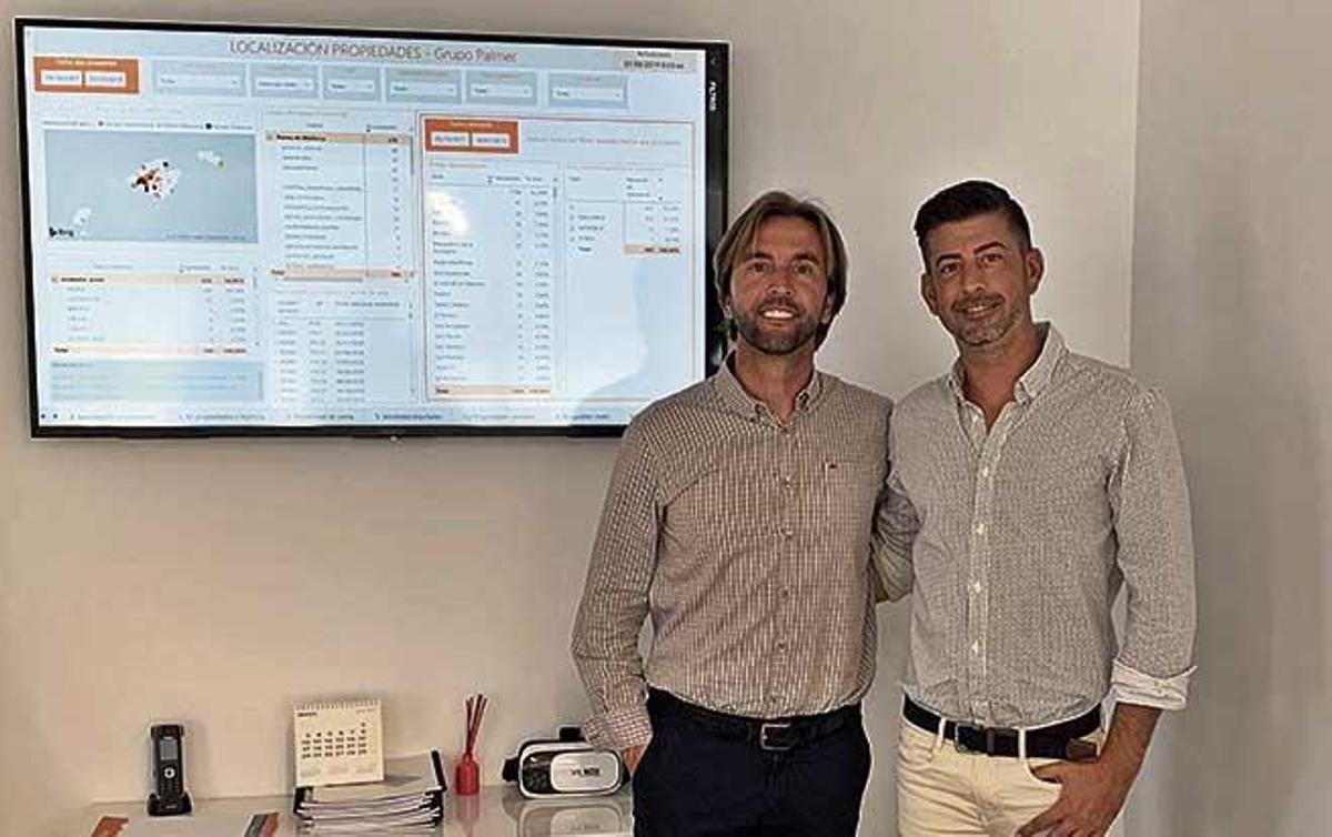Fran MuÃ±oz, de IT Travel Services con Vicente Palmer, CEO en Palmer Inmobiliaria.
