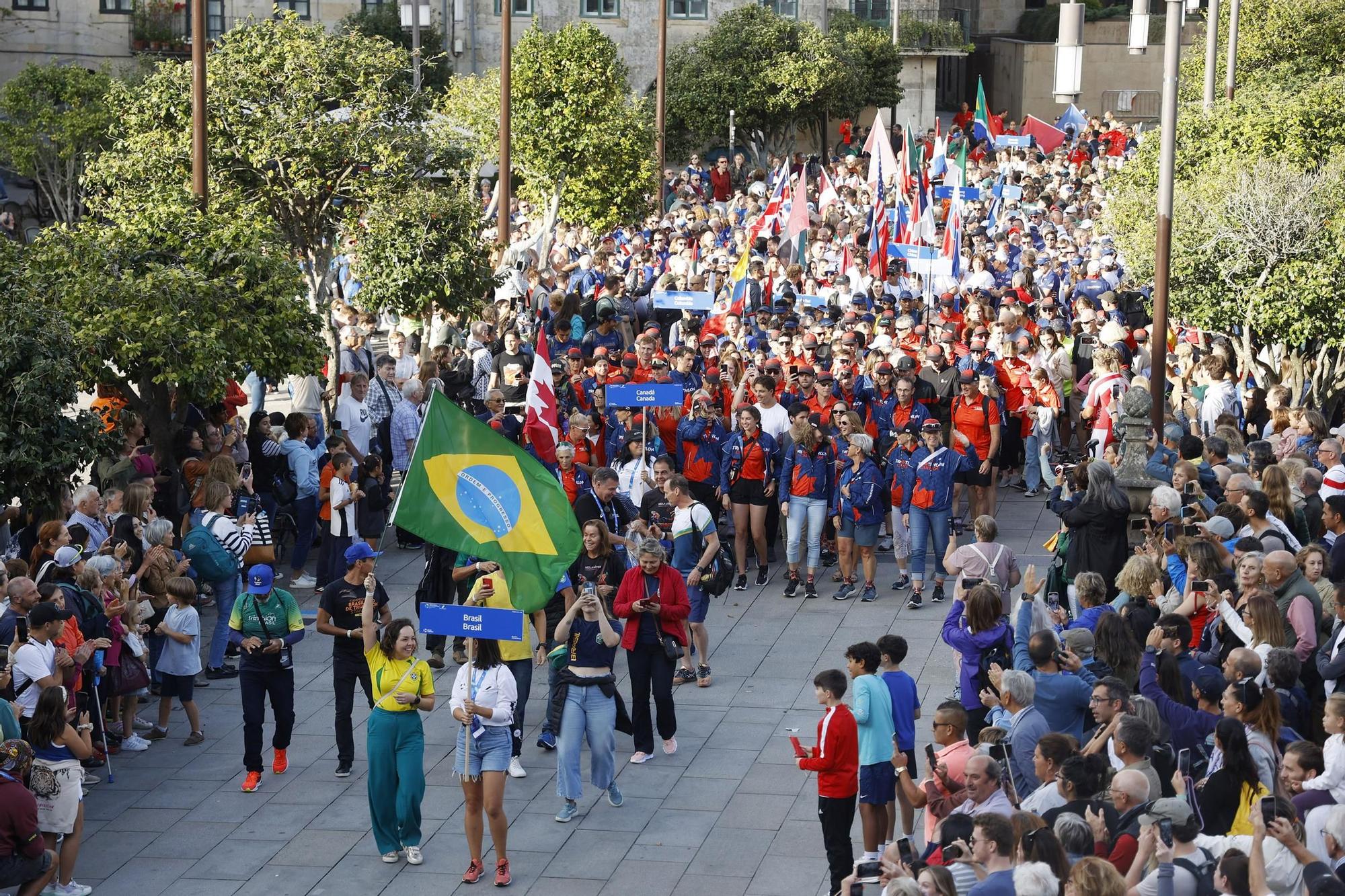 La inauguración de la Gran Final de las Series Mundiales del Triatlón, en imágenes