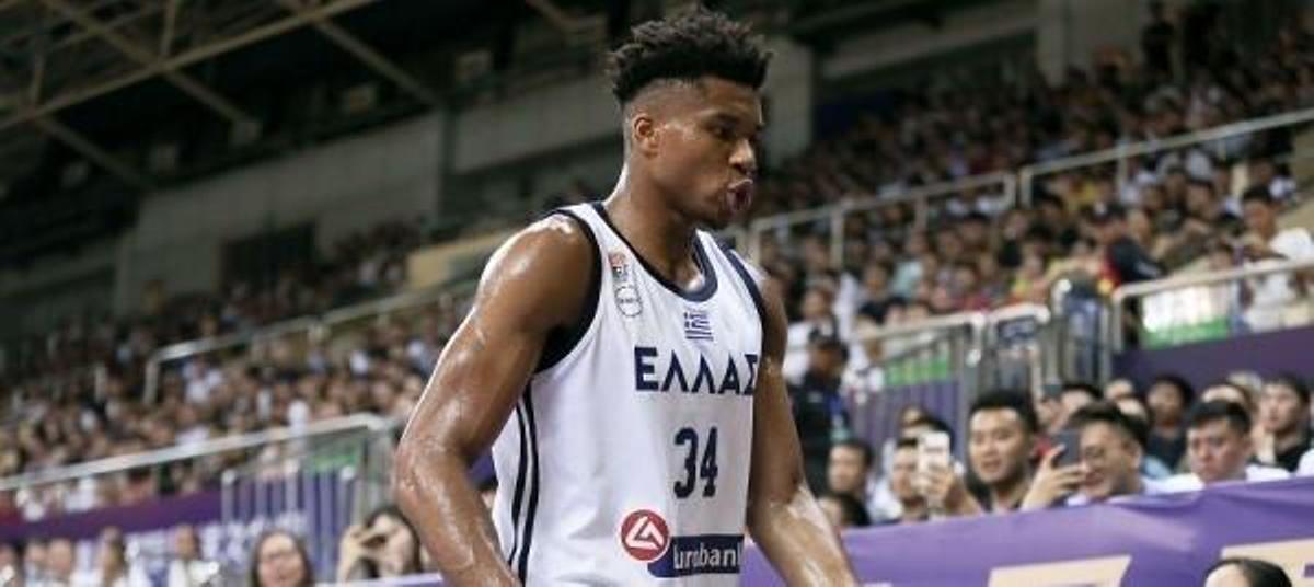El jugador griego Giannis Antetokounmpo.