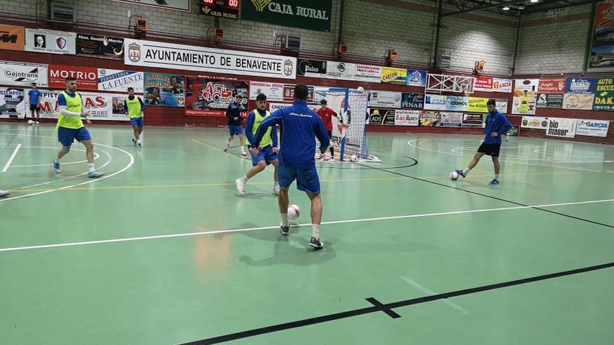 Entrenamiento del Atlético Benavente