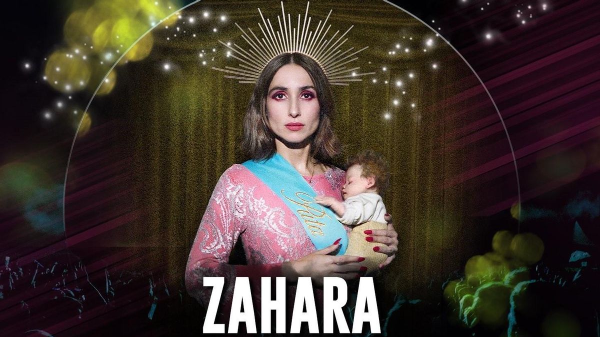 Cartel promocional del concierto de Zahara en Toledo.