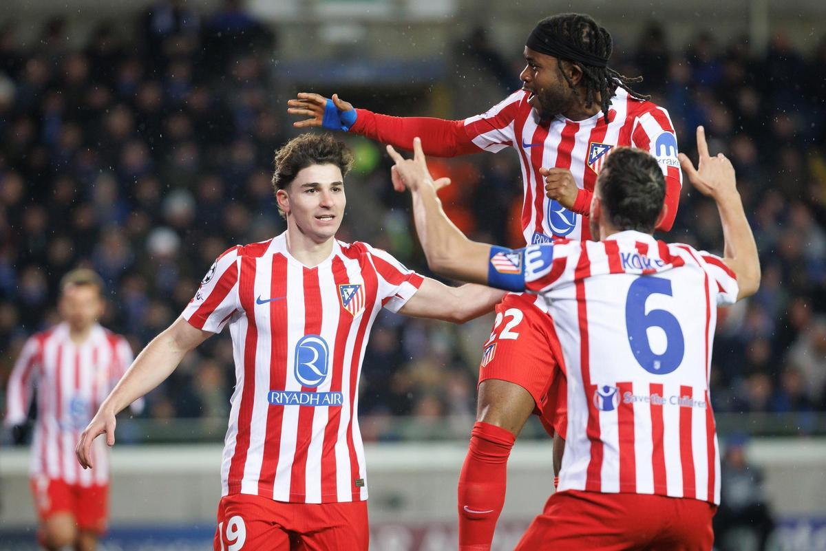 El Atlético deberá certificar su presencia en octavos derrotando al Brujas en el Metropolitano