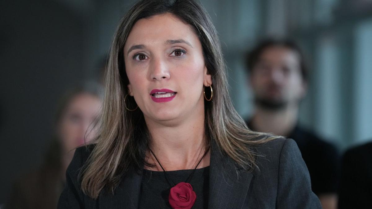 La portavoz parlamentaria del PSOE-A, María Márquez.