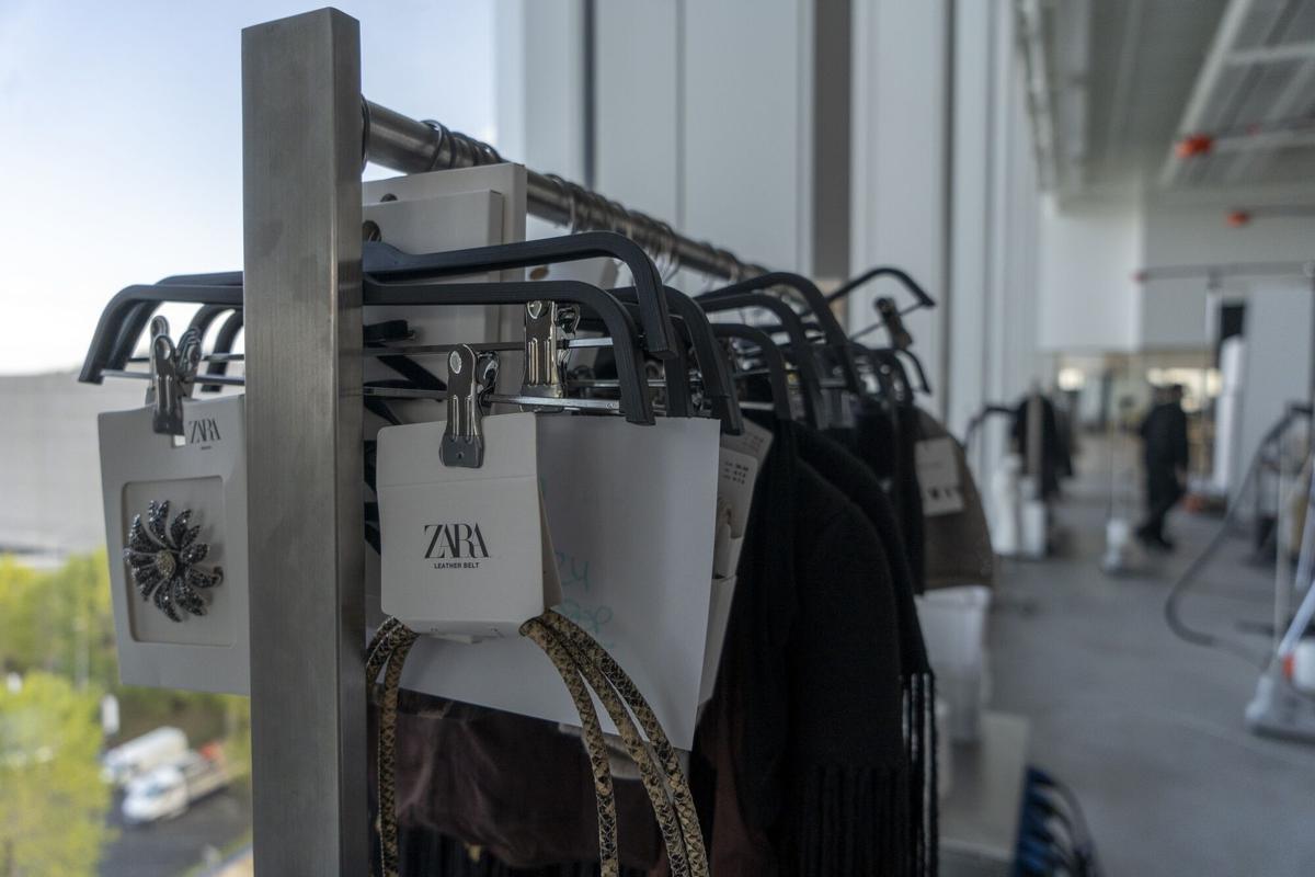 Clothing and Zara accessories in the design department at Inditex headquarters in A Coruna, Spain, on Thursday, Sept. 26, 2024. Zara is one of the world’s most successful retailers and widely considered the creator of fast fashion. Photographer: Manaure Quintero/Bloomberg