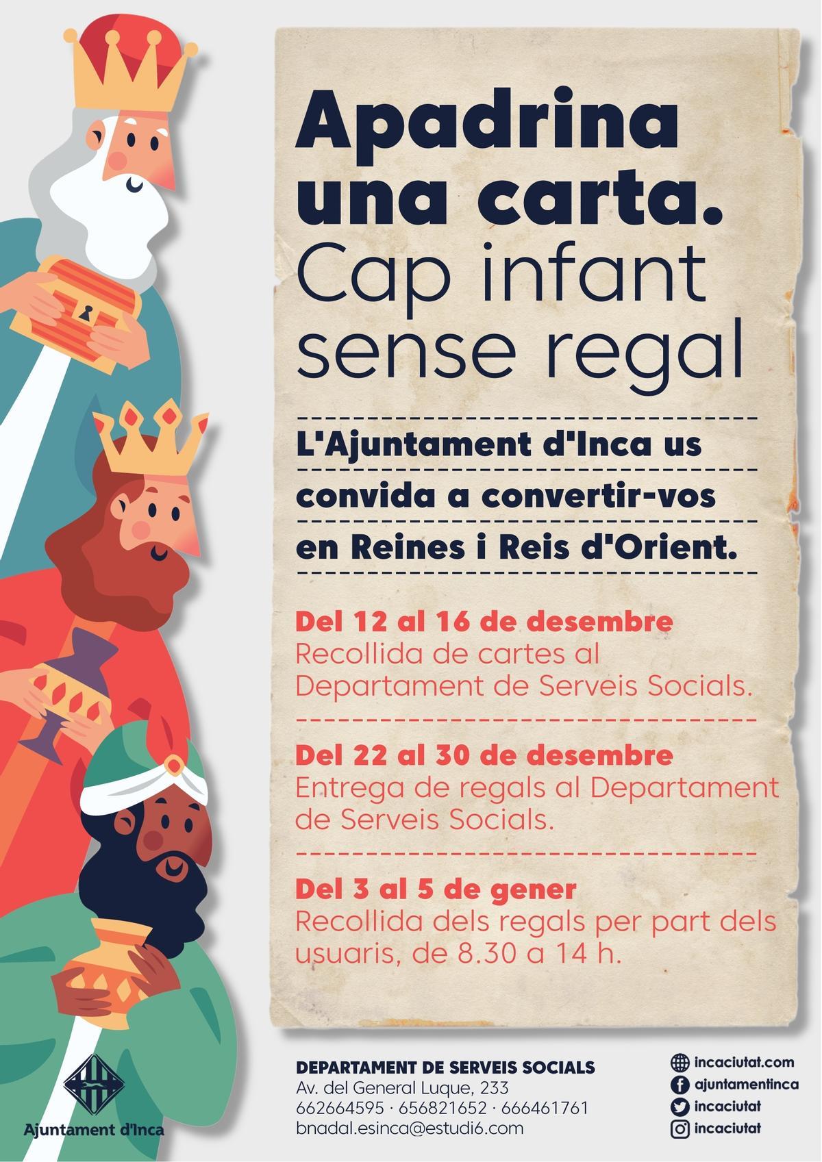 Navidad 2022: Inca consolida la campaña solidaria de apadrinar cartas de los Reyes