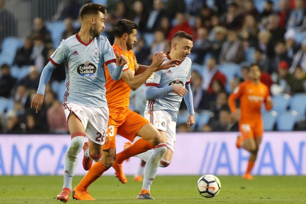 La galería de imágenes del empate entre el Celta y el Málaga en Balaídos