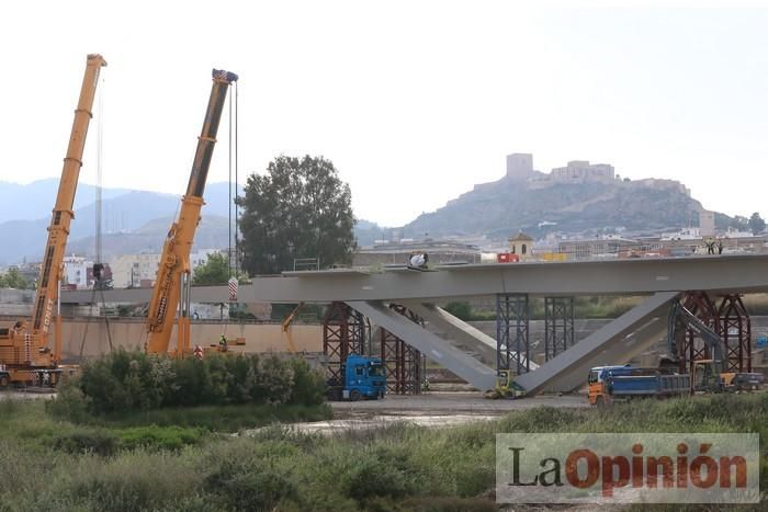 El nuevo puente en Lorca, a punto de terminar