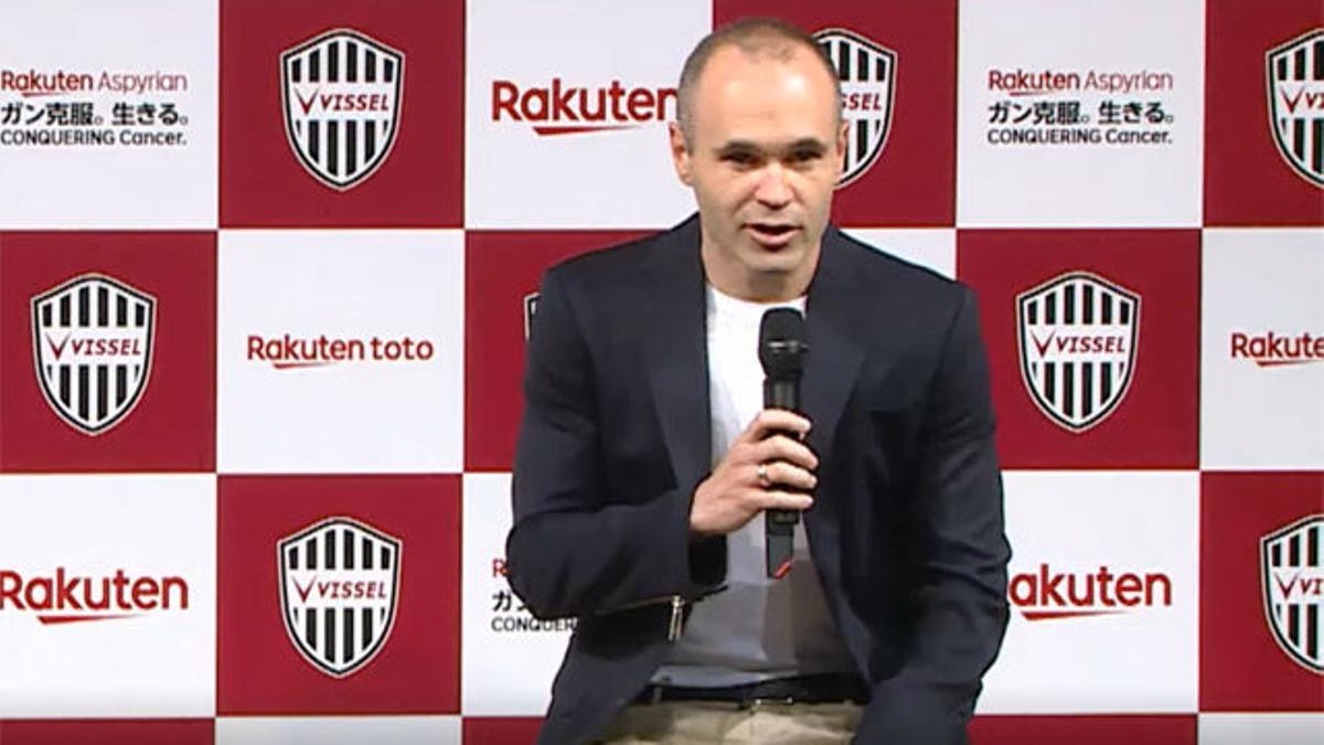 Iniesta ya habla japonés