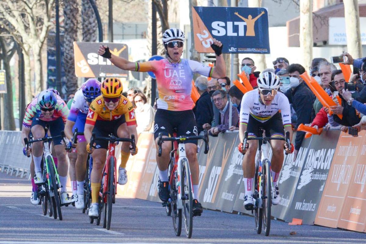 Marta Bastianelli, ausente en esta edición, ganadora en la última etapa del pasado año en València