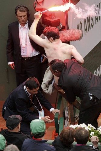 Protestas en la final de Roland Garros