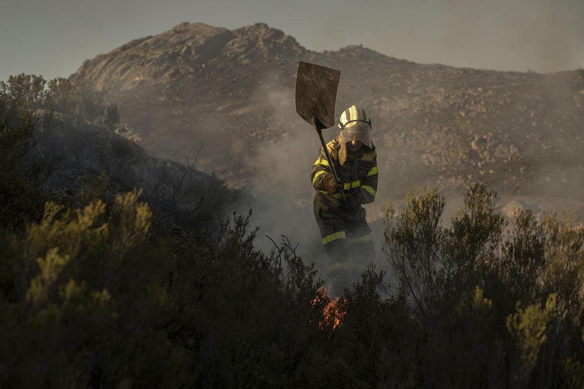 Incendio en el concello de Muíños
