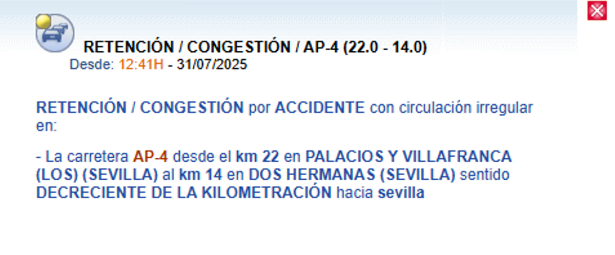 Accidente de la AP-4