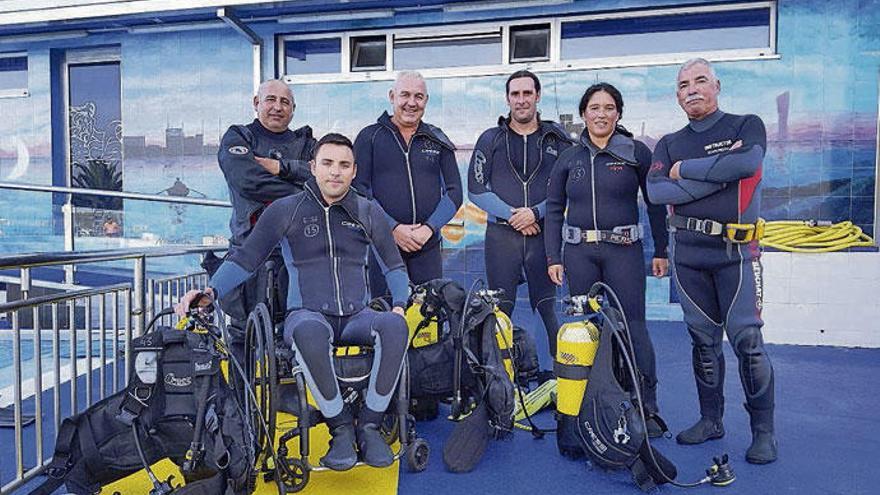 Curso de buceo y competiciones en triatlón.