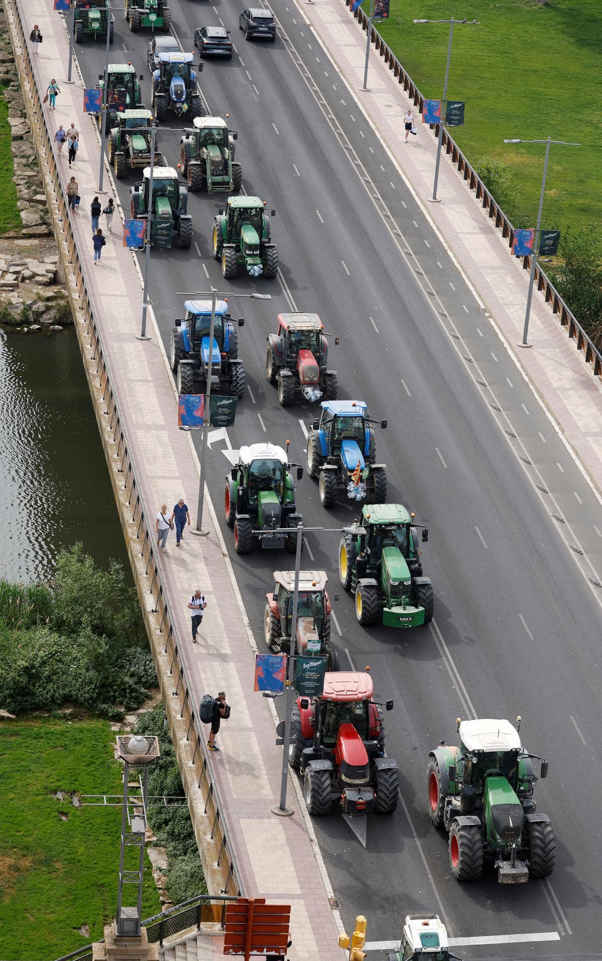 Tractorada en Lleida para pedir soluciones ante la sequía