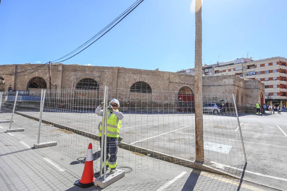 Así está la plaza de toros de Orihuela antes de se