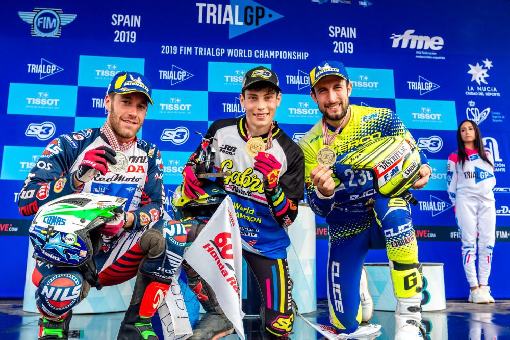 Bou se luce en el Mundial de Trial de La Nucía.