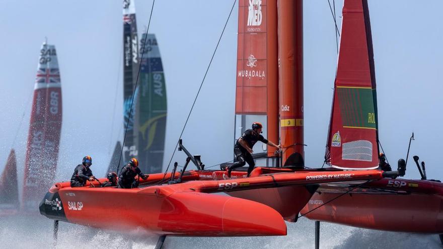 El menorquín Joan Cardona consigue el oro con España en el Sail GP