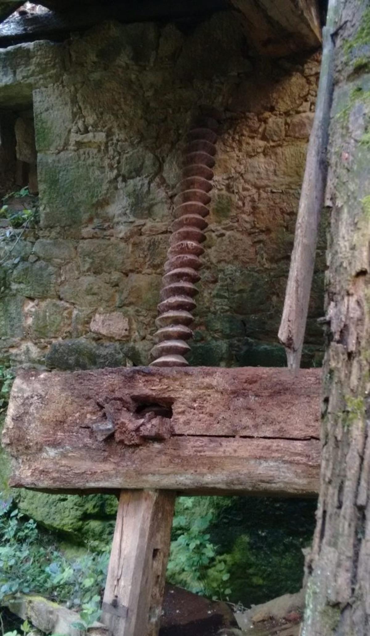 Lagar en Santa Mariña de Ribeira. |