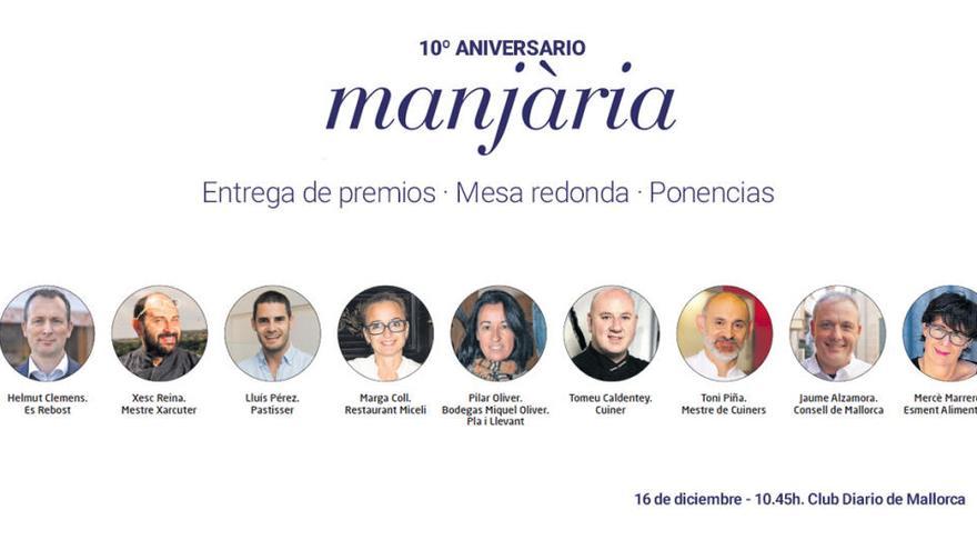 Manjària celebra su décimo aniversario en el Club Diario de Mallorca