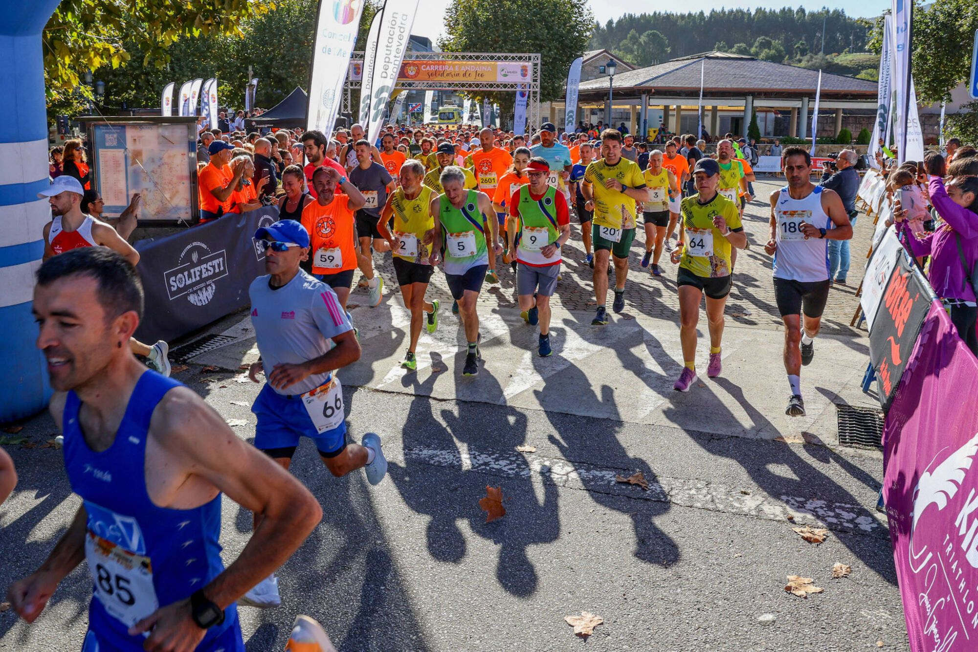Andaina y carrera solidaria por niños como Leo Diz