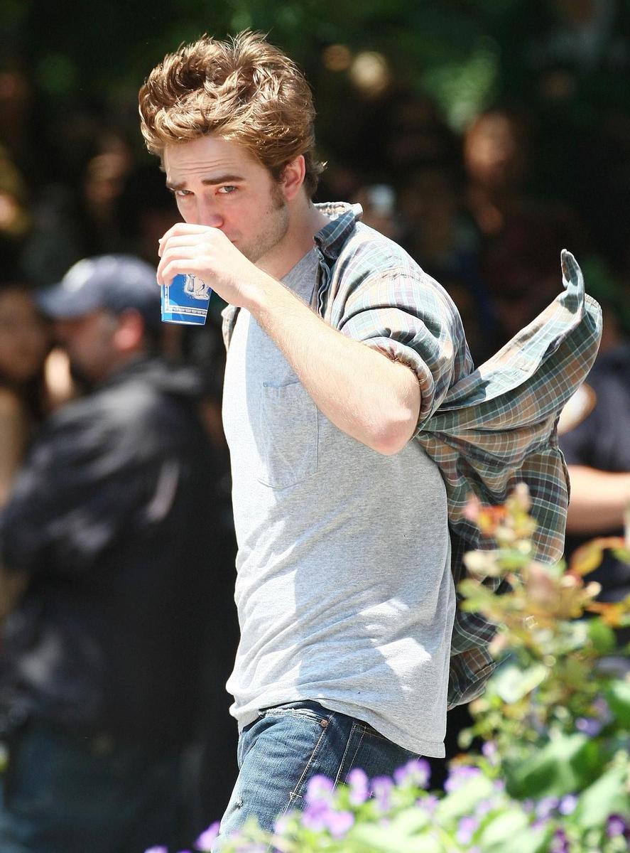 Robert Pattinson rodando Remember me'