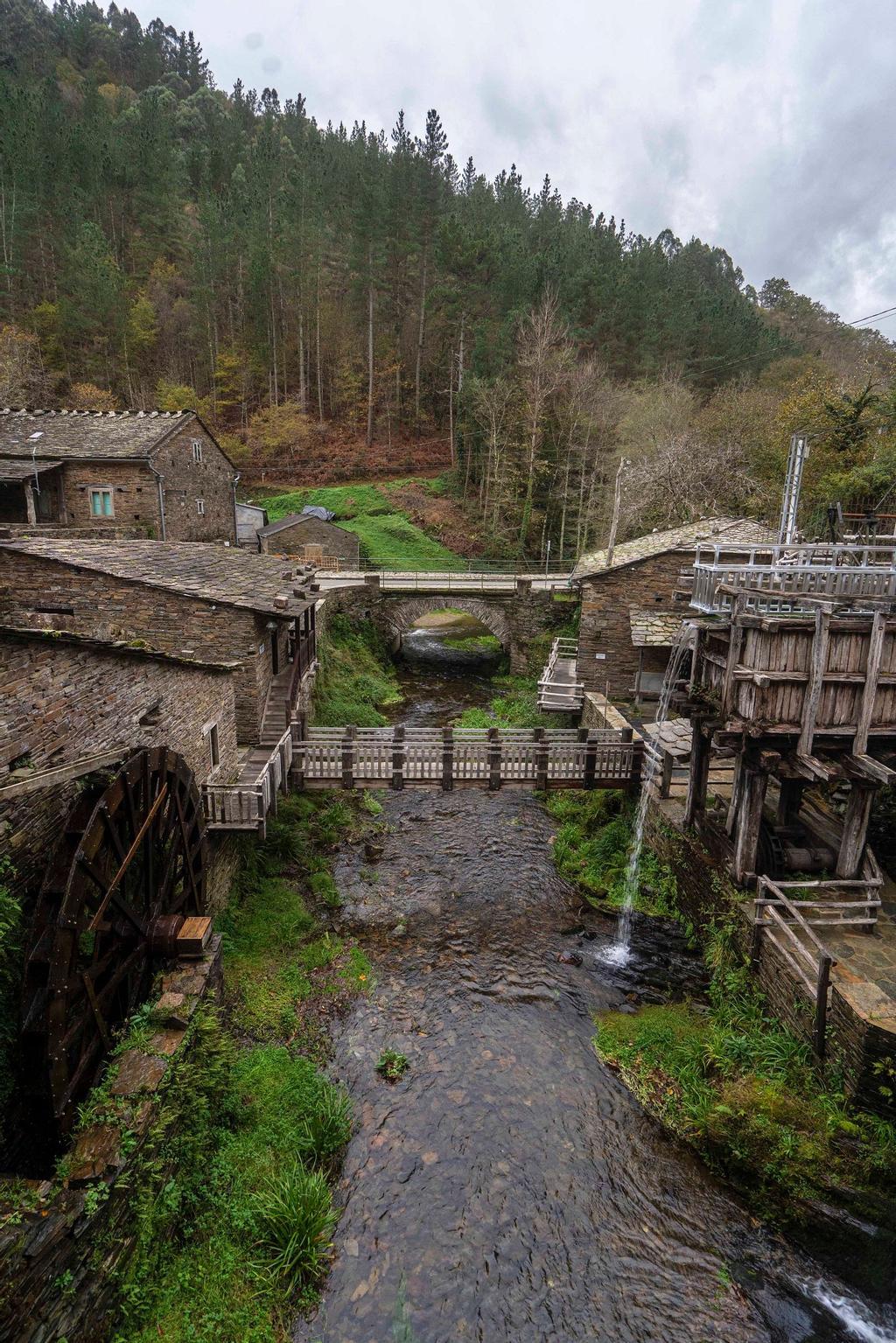 El bello paraje del Museo de los Molinos de Mazonovo.