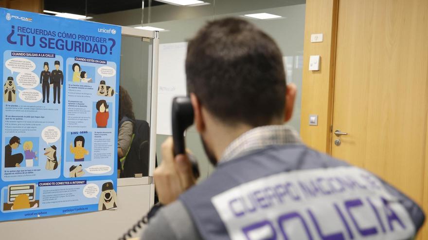 Foto de archivo de las instalaciones del grupo UFAM de la Policía Nacional en la comisaría de Vigo.