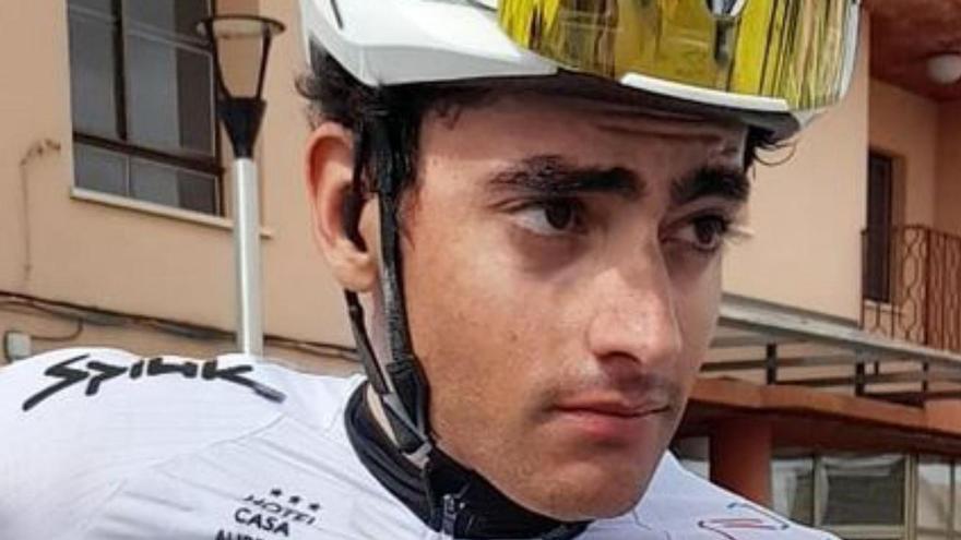 El ciclista Jorge Gálvez, del Zamora Enamora, ya en casa tras sufrir un accidente