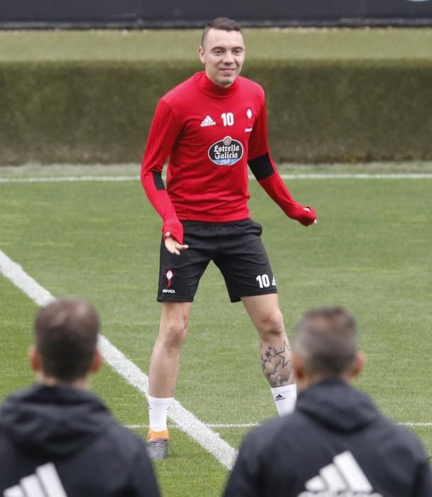 Último entrenamiento del Celta antes de vsitar el Bernabéu // Alba Villar