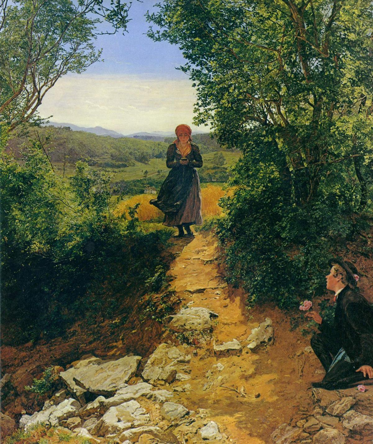 El cuadro "The expected woman"