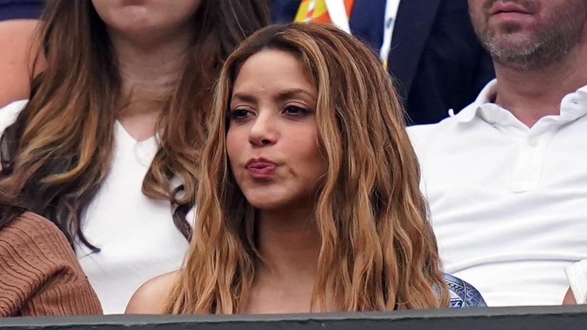 Shakira, Sängerin aus Kolumbien, verfolgt das Spiel. (zu dpa: Neues Ungemach für Shakira in Spanien: Noch ein Steuerstrafverfahren)