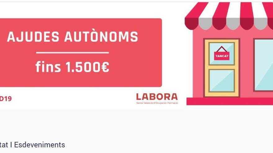 Más de 100.000 autónomos han pedido en el primer día las ayudas del Consell