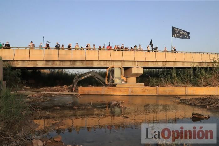 Protesta contra el estado del Mar Menor