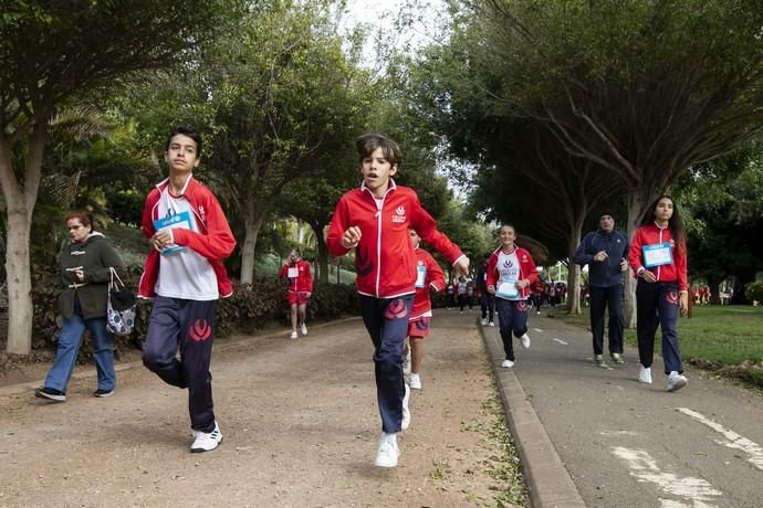 01.02.19. Las Palmas de Gran Canaria. Carrera Solidaria Colegio Arenas. Parque Juan Pablo II.  Foto Quique Curbelo