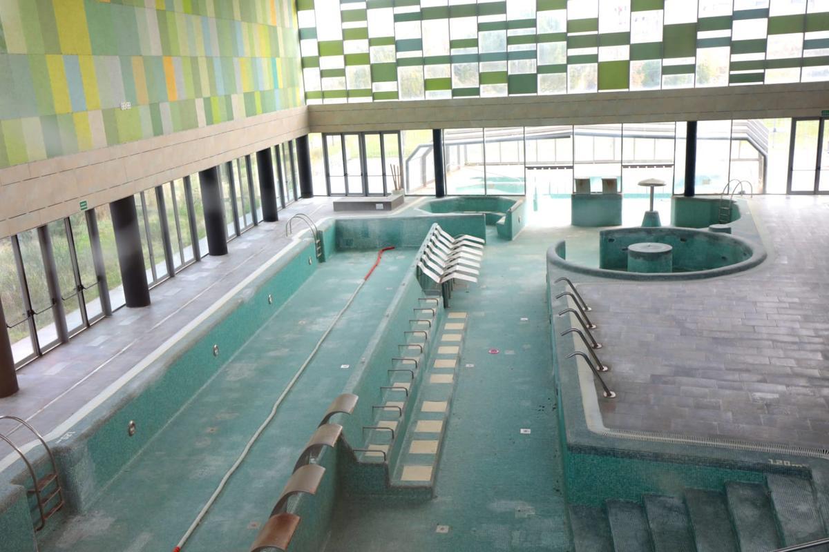 El spa de Ranillas, abandonado y en mal estado El spa de Ranillas, abandonado y en mal estado