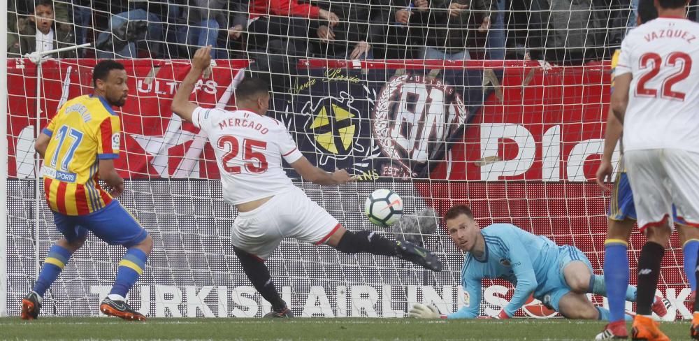 Sevilla - Valencia, en imágenes