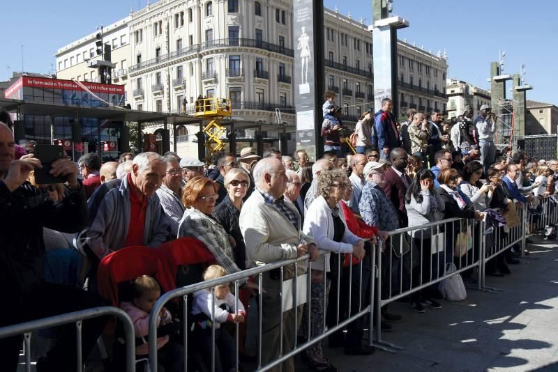 Presentación del Circo Italiano en la Plaza del PIlar