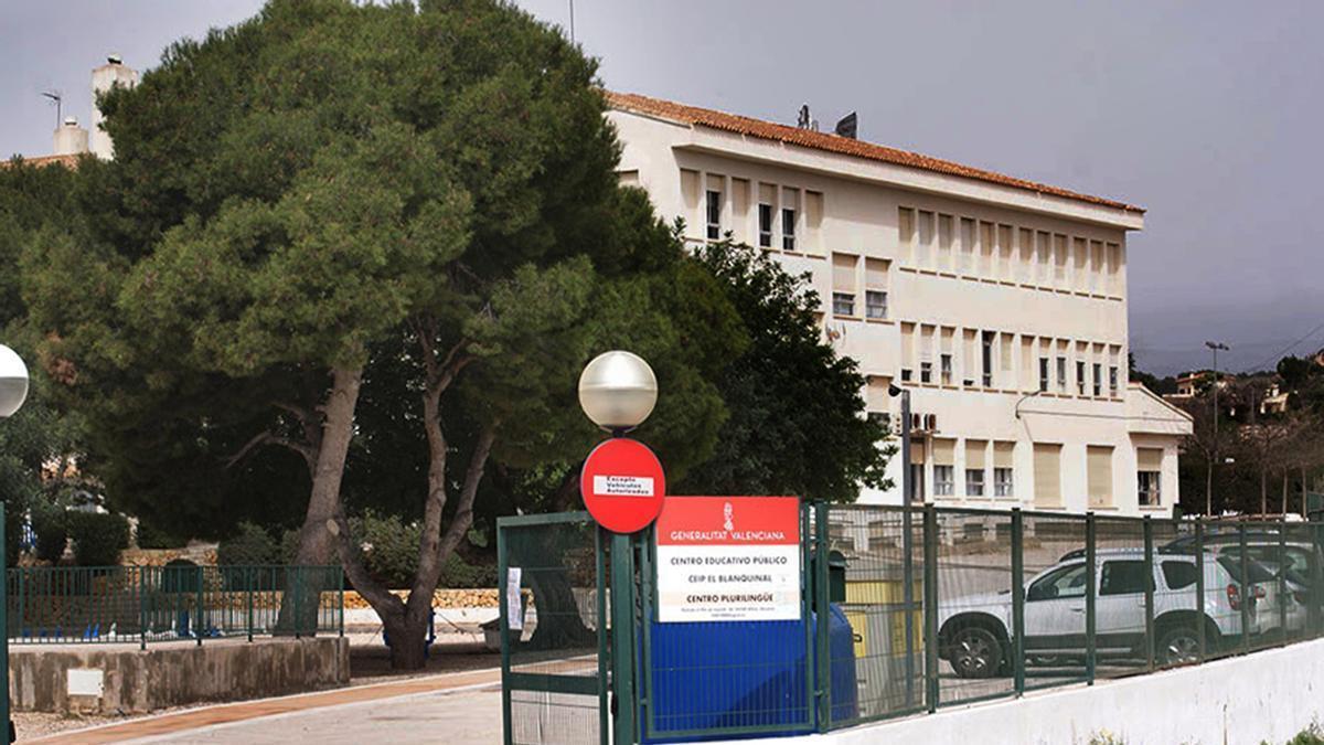 CEIP El Blanquinal, uno de los centros publicos de Altea que tendran mejoras en su climatizacion.