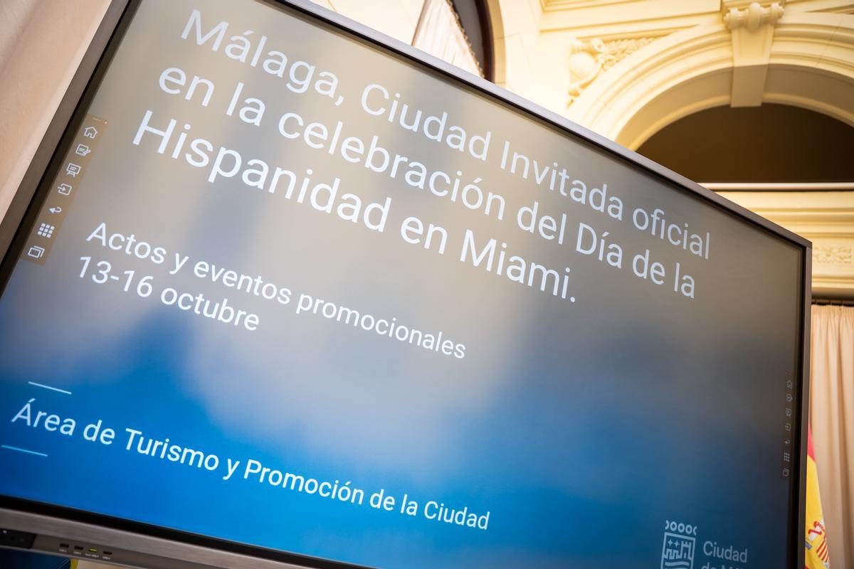 Málga, ciudad invitada en la celebración del Día de la Hispanidad en Miami.