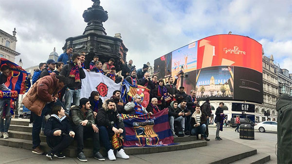 Picadilly Circus es azulgrana