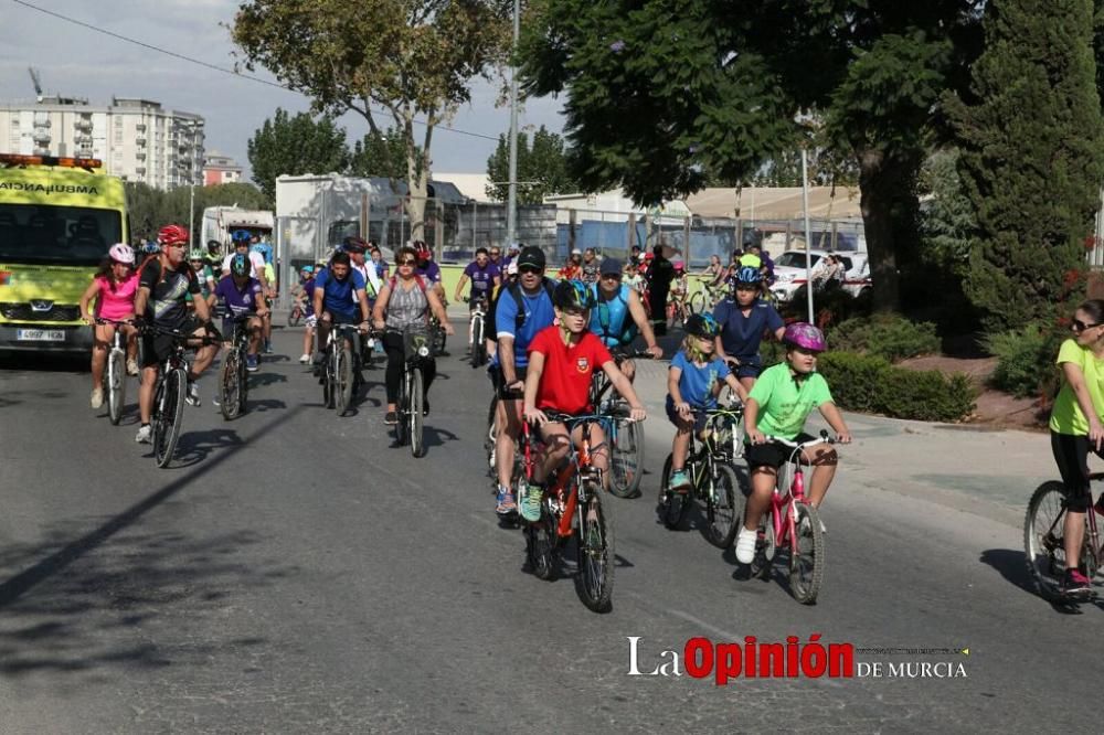 Ciclopaseo para clausular en Lorca los JDG