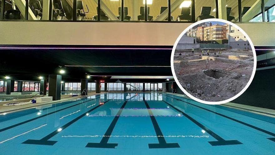 Vídeo | Así será el gigantesco gimnasio con dos piscinas que abrirá en el centro de Murcia y bajo cuyas obras han aparecido restos de un antiguo convento