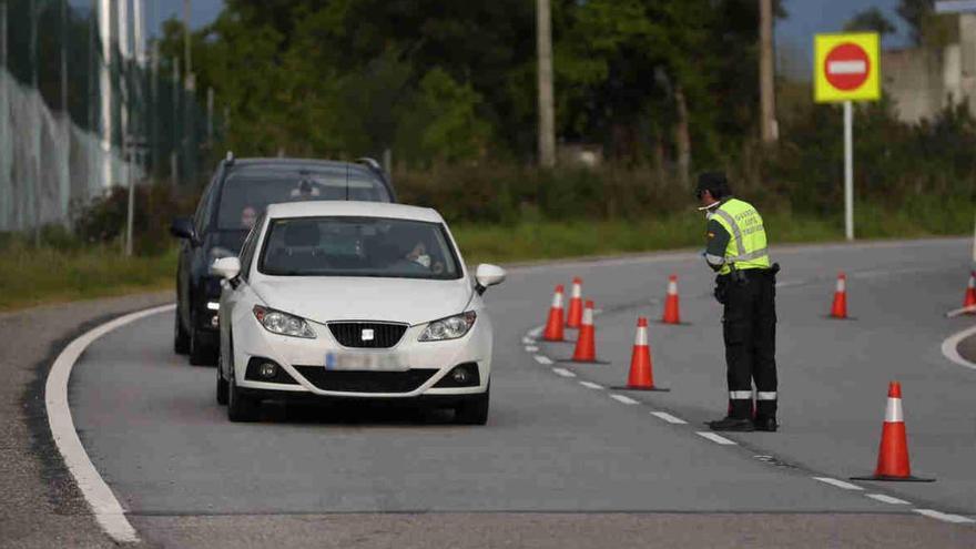 Control de la Guardia Civil realizado el fin de semana. // G.C.