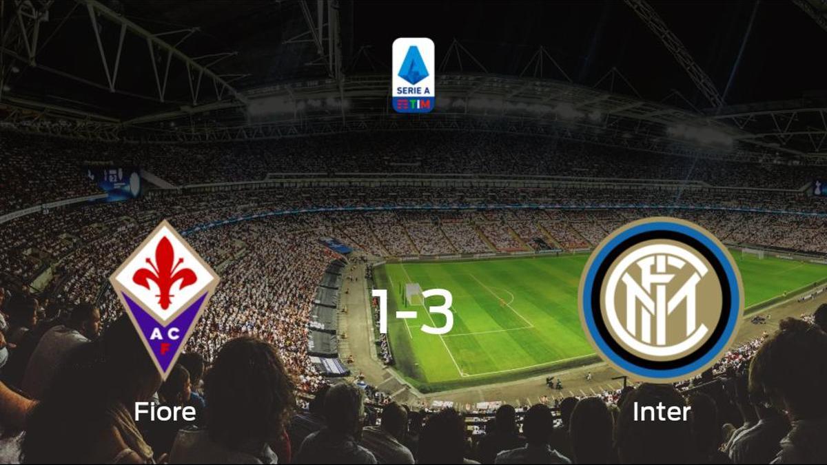 El Inter se queda con los tres puntos tras ganar 1-3 a la Fiorentina