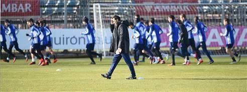 Entrenamiento del Real Zaragoza