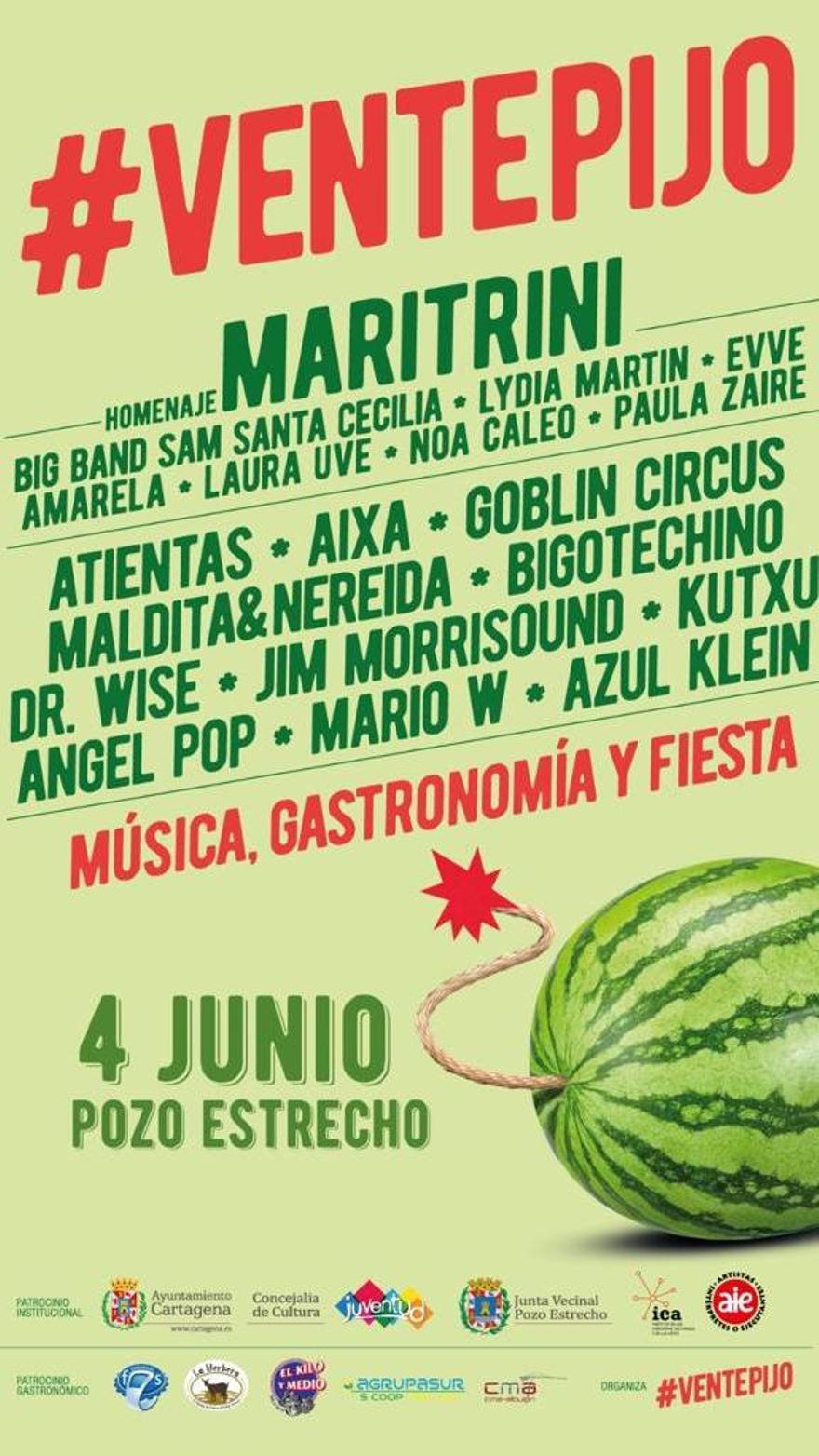 Cartel del festival #Ventepijo