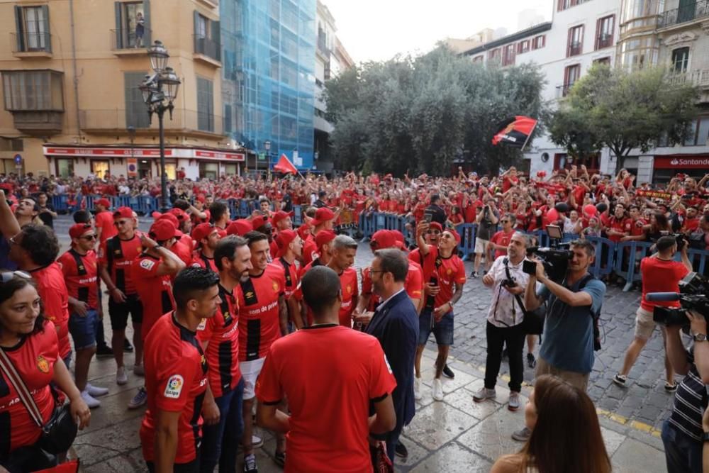 El Real Mallorca celebra el ascenso a Primera División